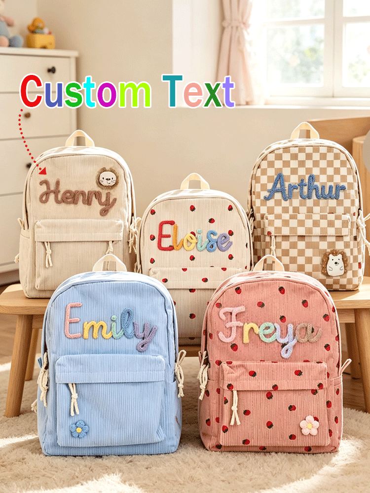 Embroidery Ideas - [Custom] Personalized Back-to-School Backpack with Name