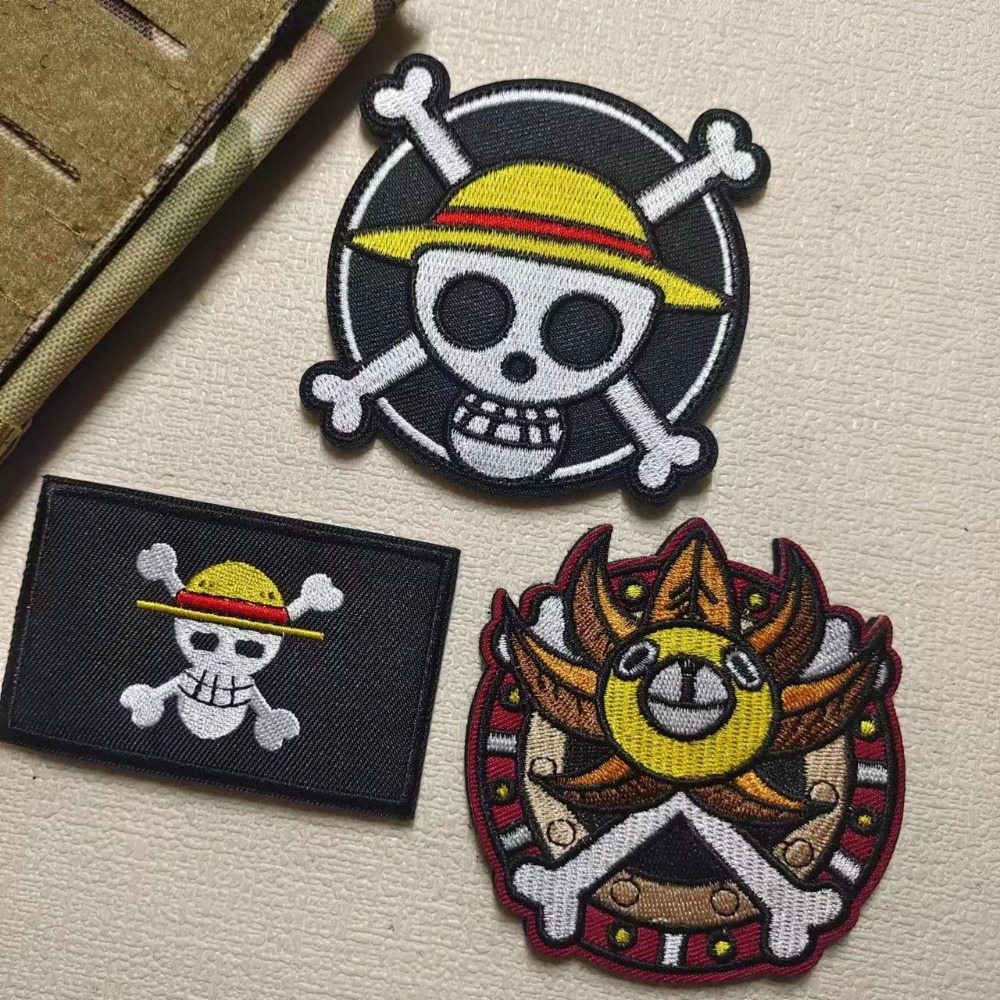 Embroidery Patch - One Piece Badg Cartoon sleeve patch