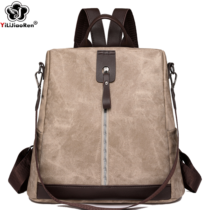 Embroidery Ideas - Fashion Anti-theft Backpack Female High Quality