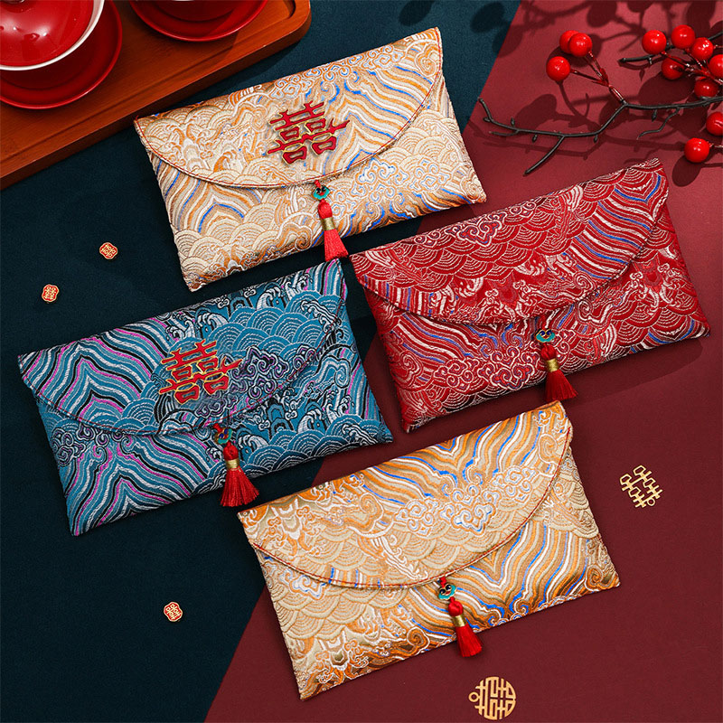 2 Pcs Brocade Embroidery Fabri - đánh giá và giá Embroidery Bag