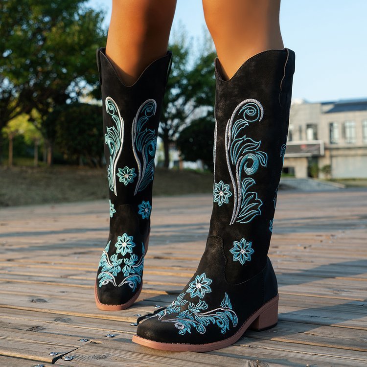 Retro Women Boot Fashion Women - đánh giá và giá Embroidery Ideas