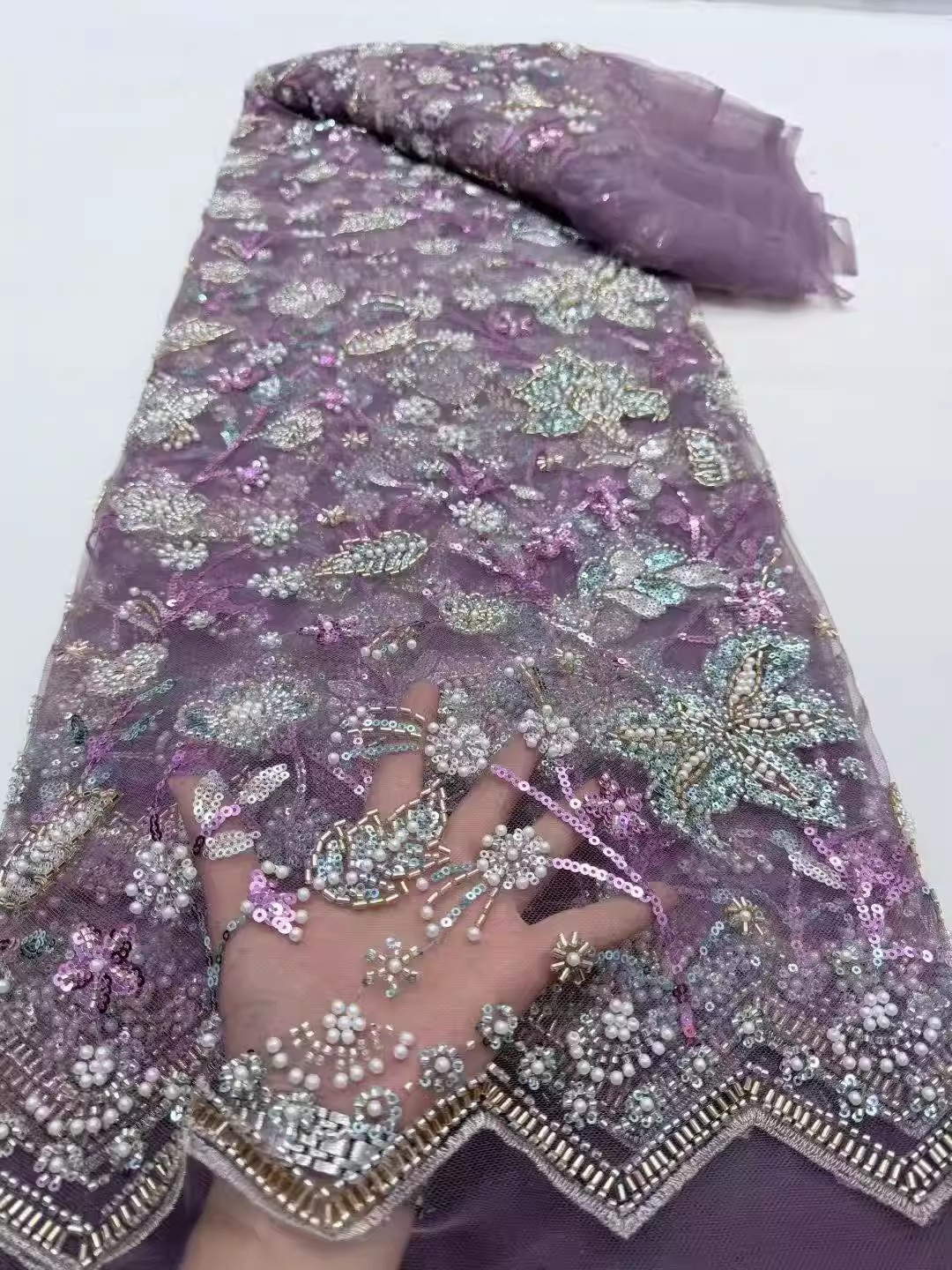 5yard Sequin bead tube embroid - đánh giá và giá Embroidery Youtube