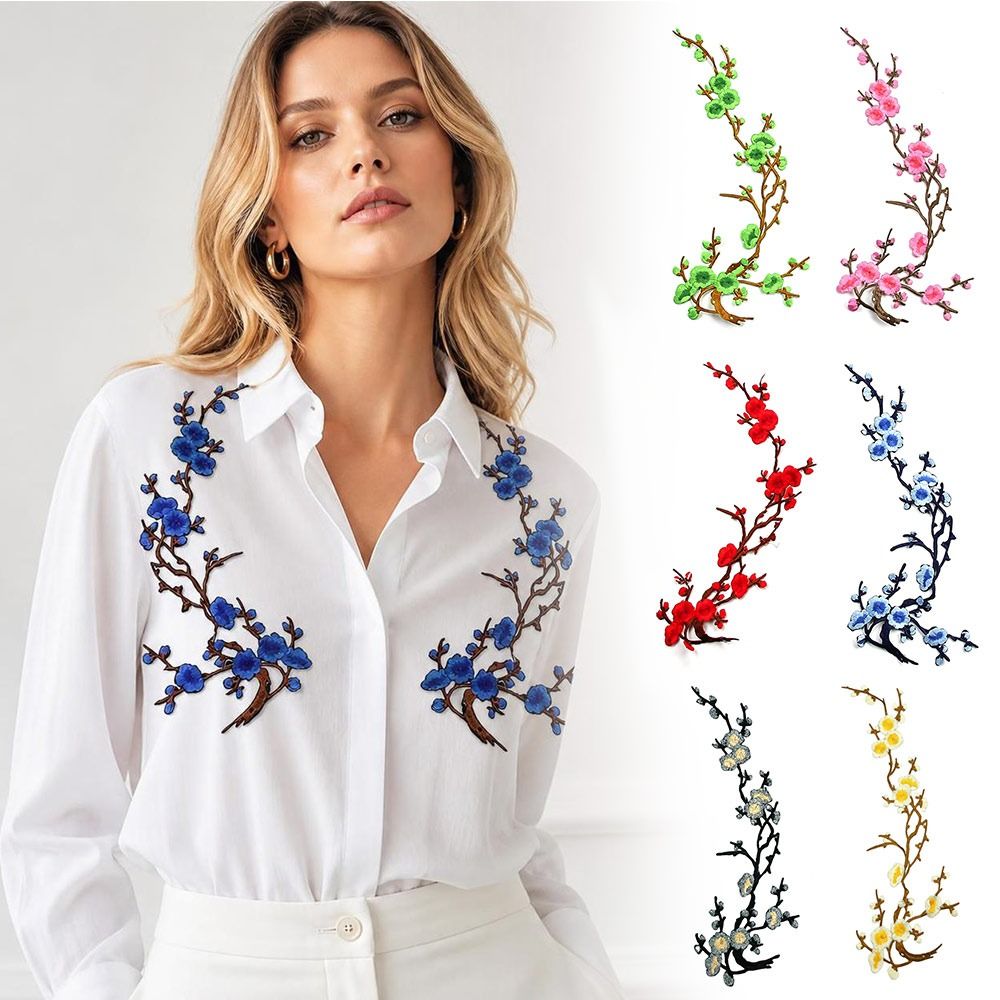 DIY Cherry Blossom Iron On Pat - đánh giá và giá Embroidery Patch
