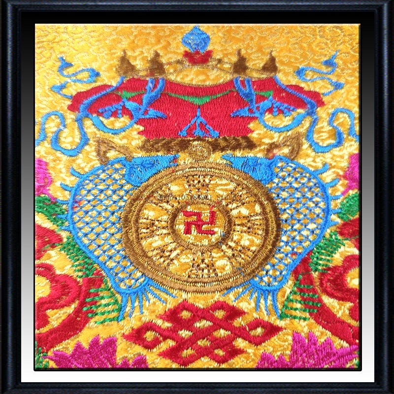 42CM Double Embroidery Satin F - đánh giá và giá Embroidery Bag
