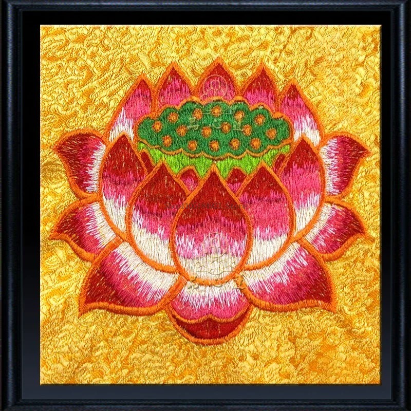 42CM Double Embroidery Satin F - đánh giá và giá Embroidery Bag