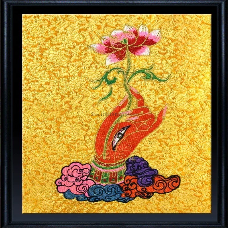 42CM Double Embroidery Satin F - đánh giá và giá Embroidery Bag