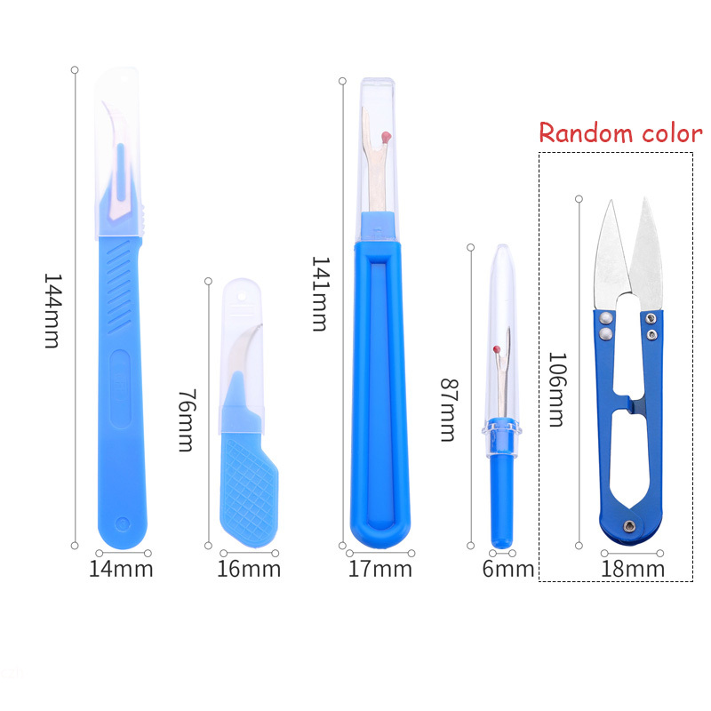 5Pcs Blue Sewing Ripper Kit wi - đánh giá và giá Embroidery Yarns