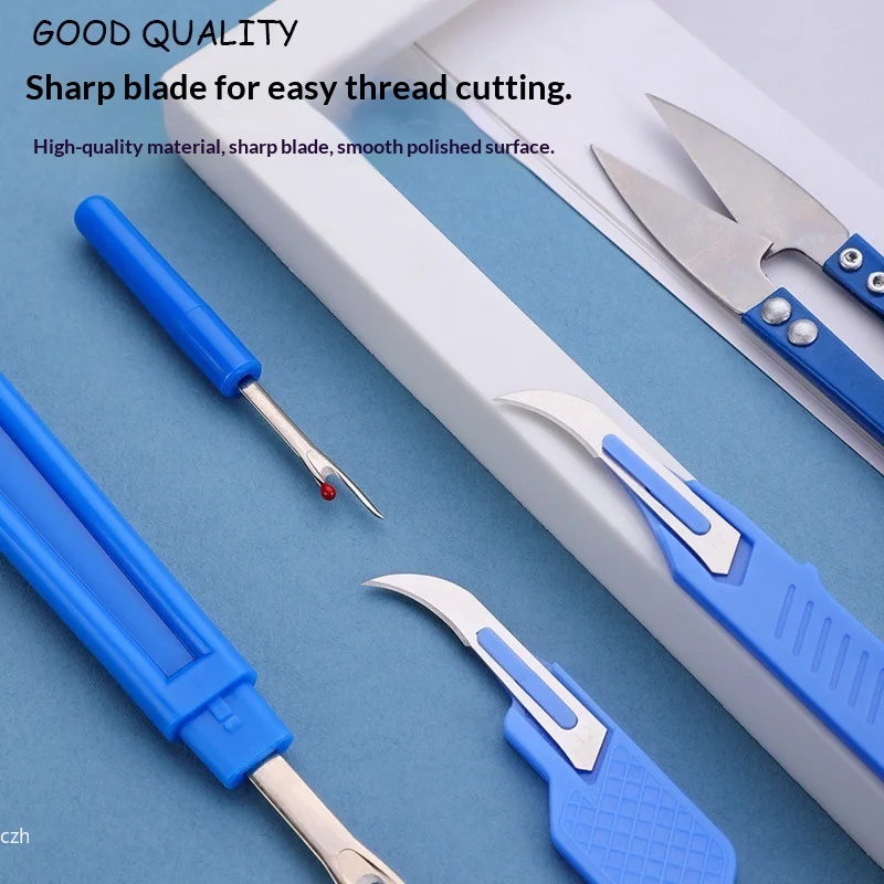 5Pcs Blue Sewing Ripper Kit wi - đánh giá và giá Embroidery Yarns