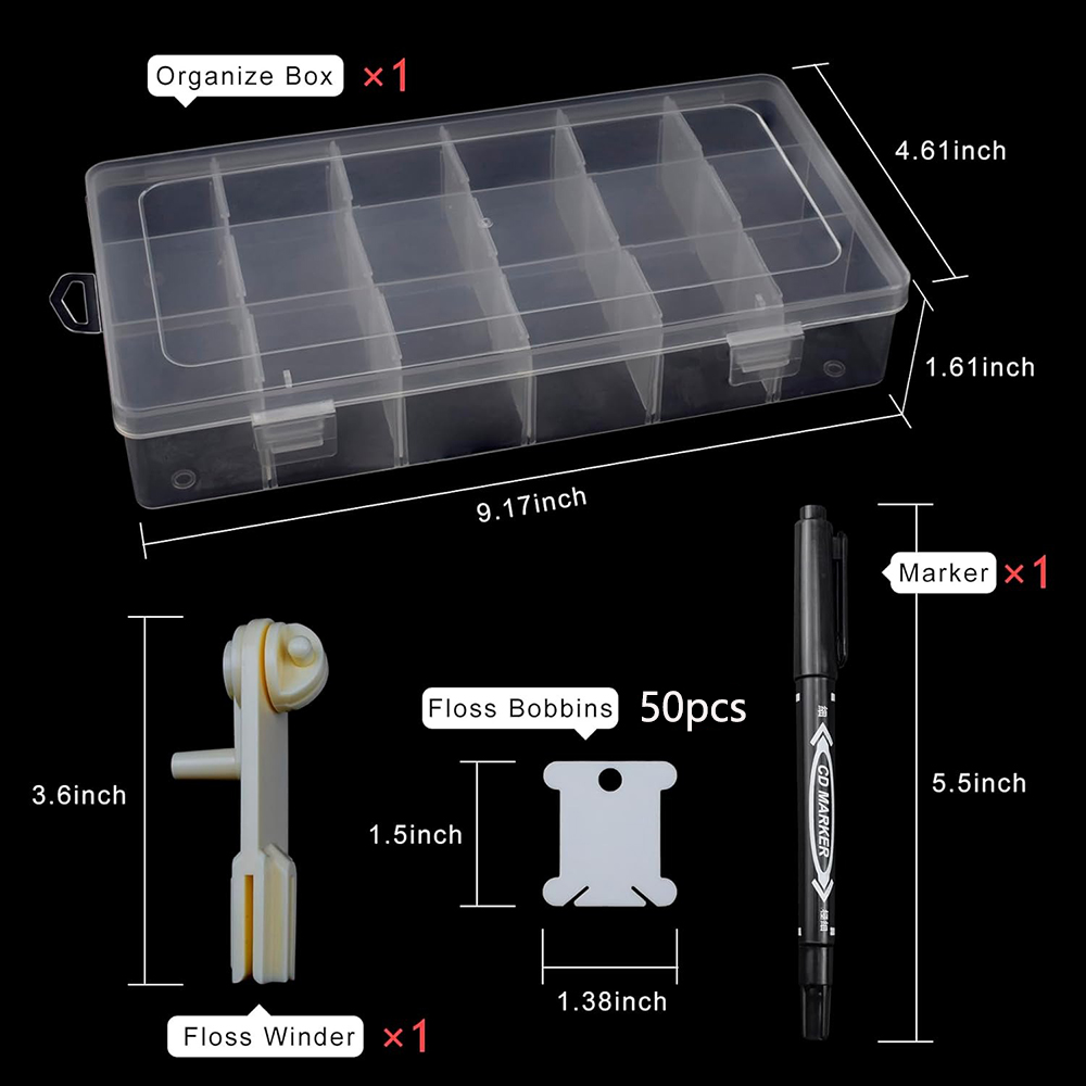 Embroidery Floss Organizer 18  - đánh giá và giá Embroidery Software