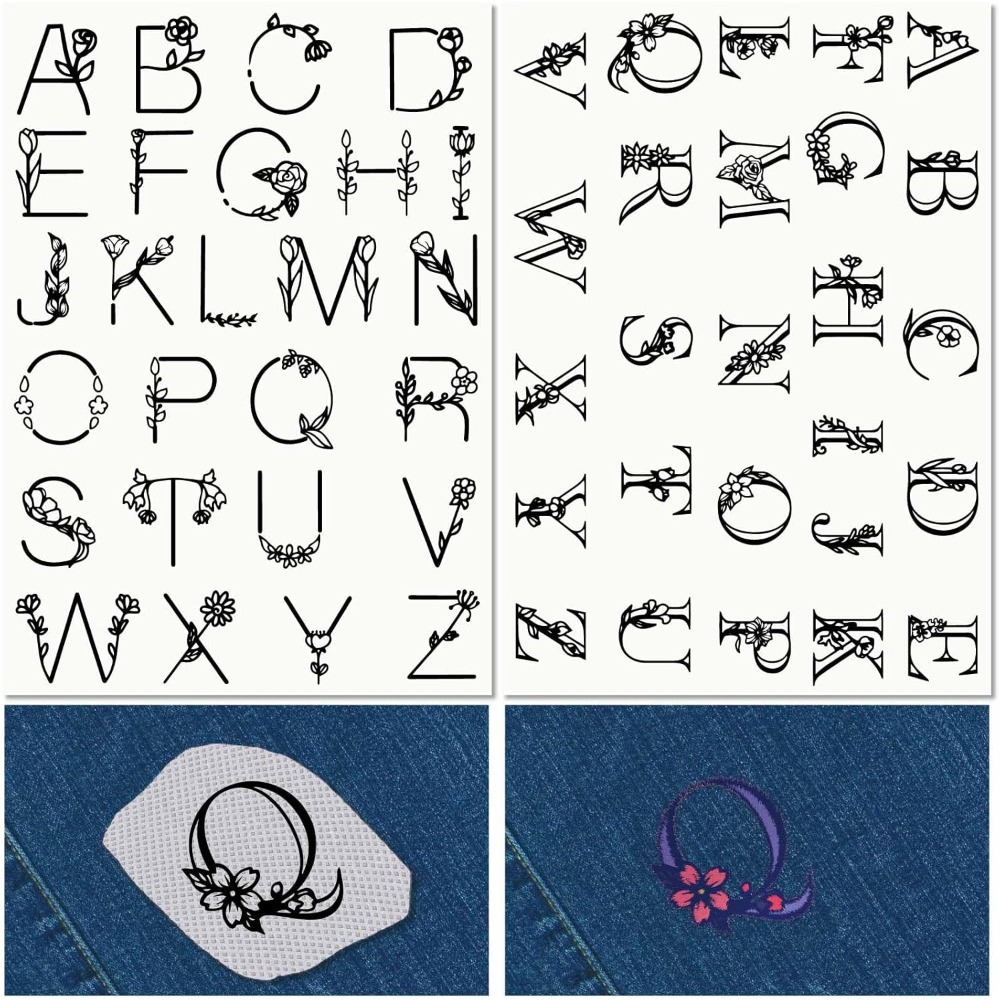 Letter A-Z Water Soluble Embro - đánh giá và giá Embroidery Kit