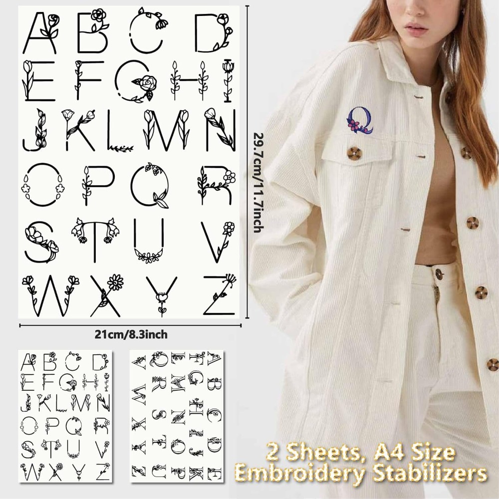 Letter A-Z Water Soluble Embro - đánh giá và giá Embroidery Kit