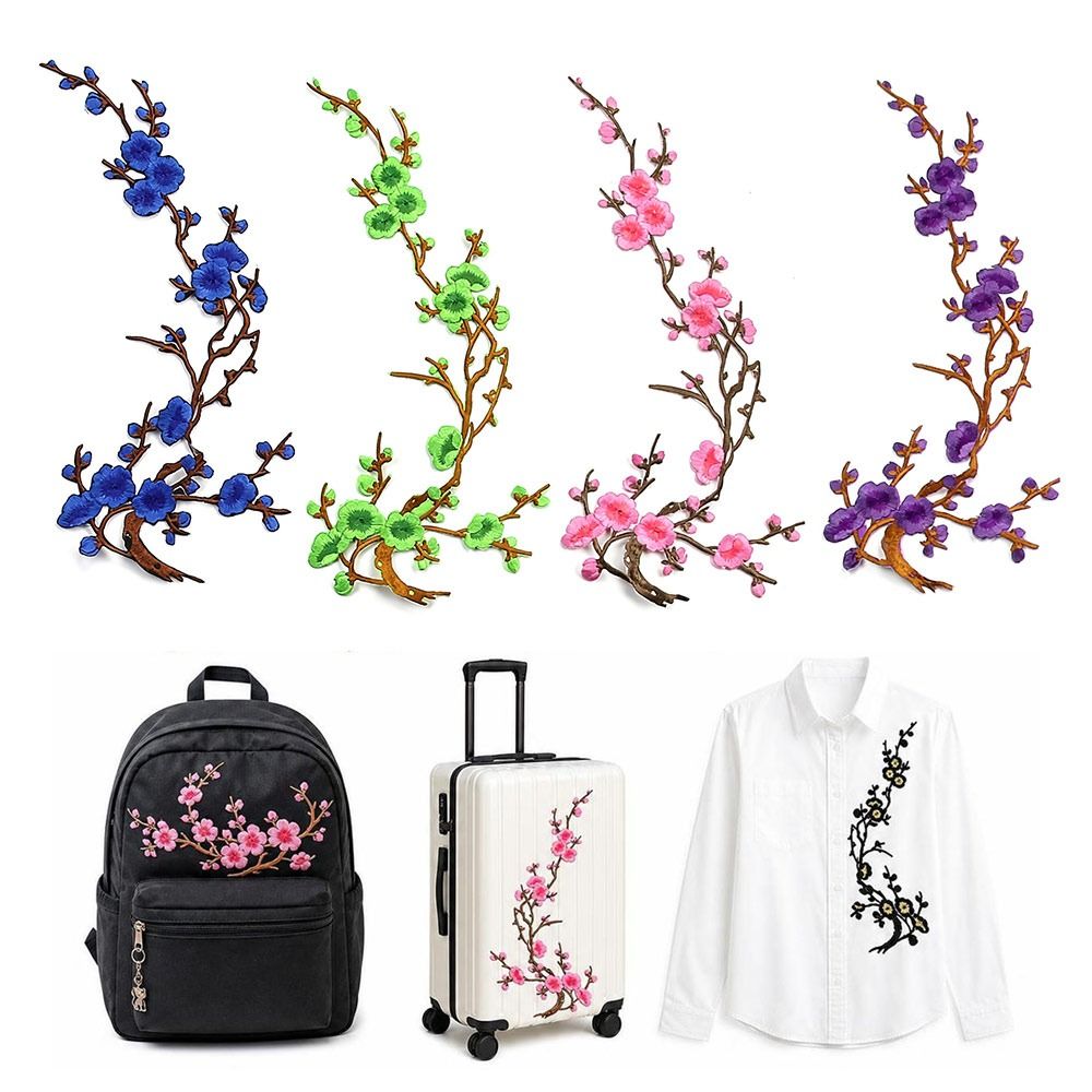DIY Cherry Blossom Iron On Pat - đánh giá và giá Embroidery Patch