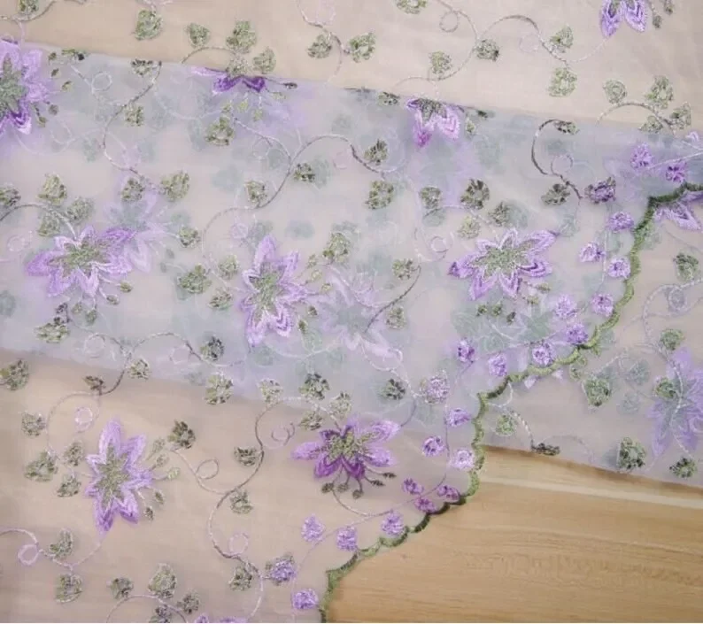 Exquisite flower embroidery La - đánh giá và giá Embroidery Veil