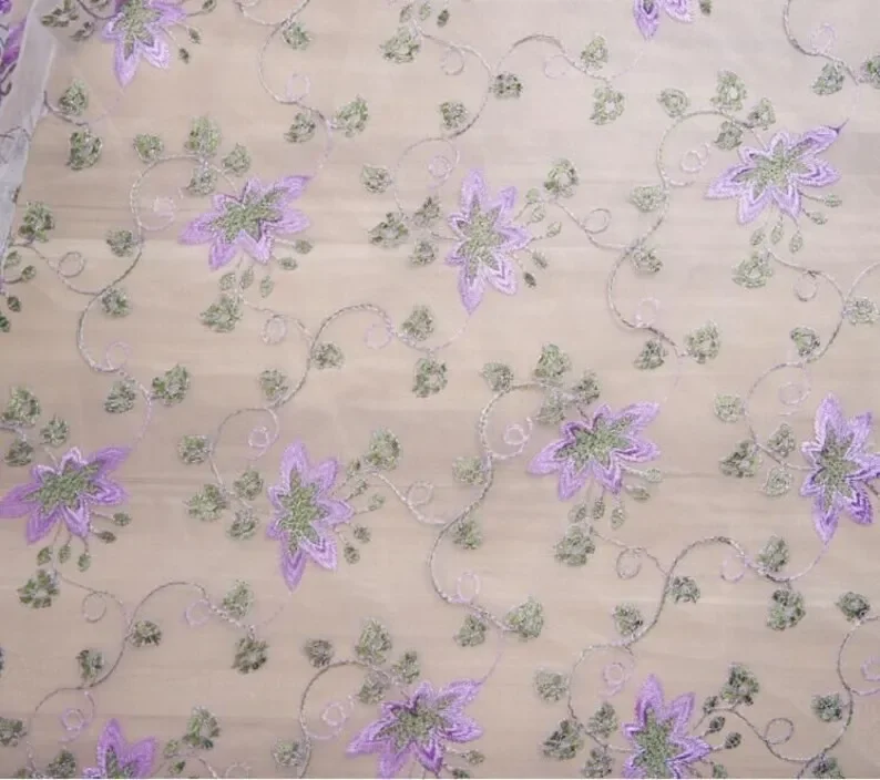 Exquisite flower embroidery La - đánh giá và giá Embroidery Veil