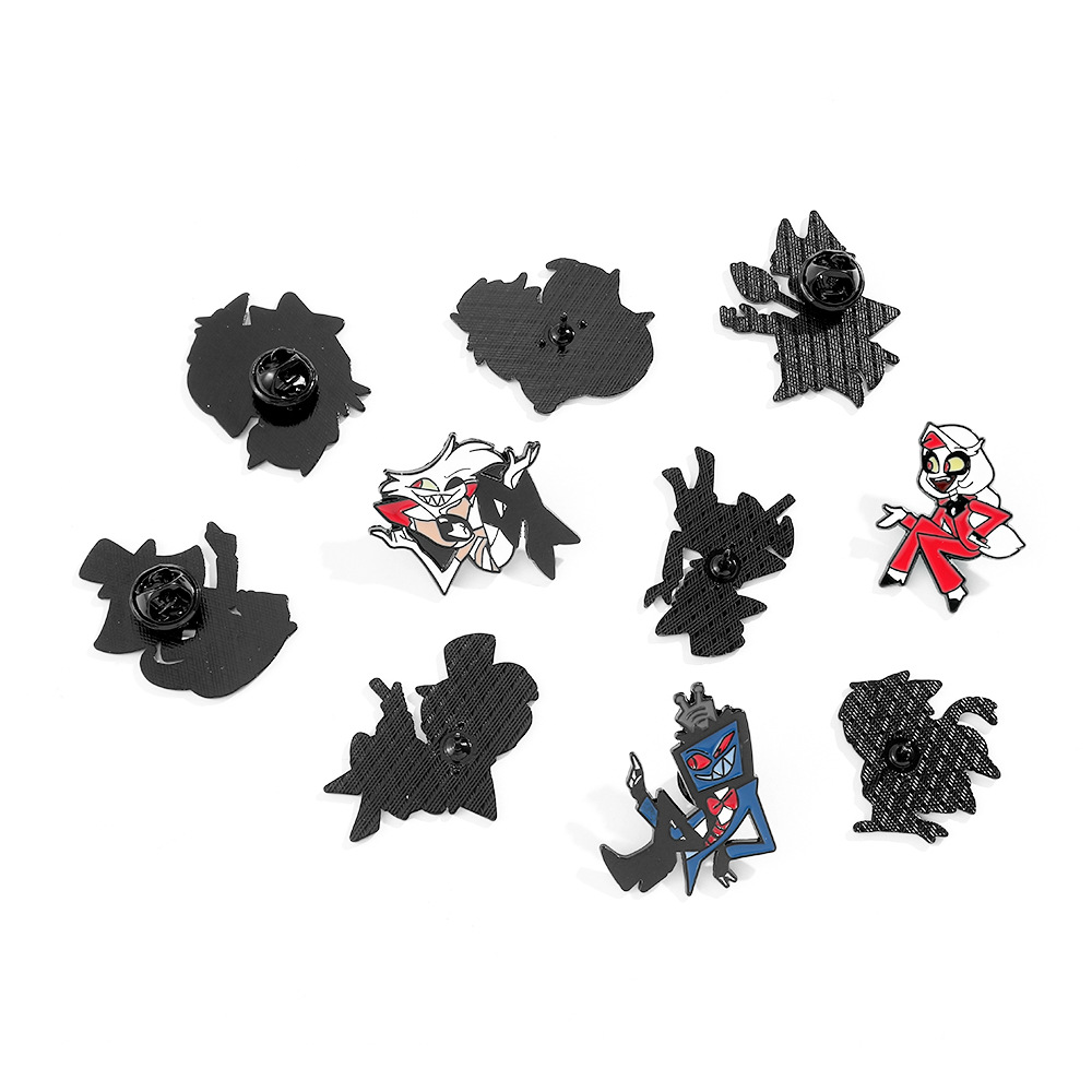 Hazbin Hotel Enamel Pin Brooch - đánh giá và giá Embroidery Garment