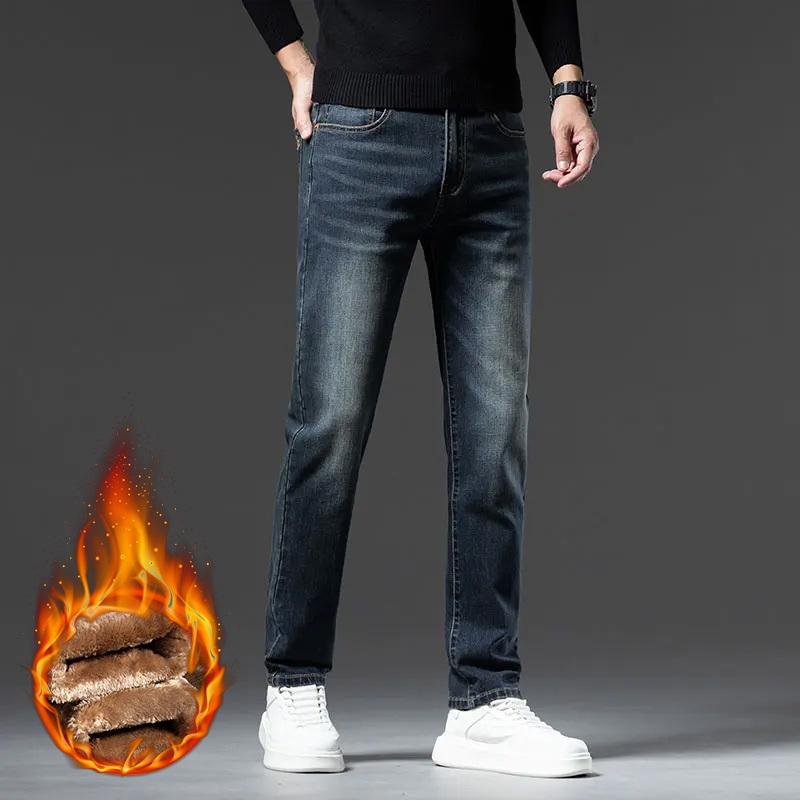 New Winter Men Fleece‑Lined Th - đánh giá và giá Embroidery Effect