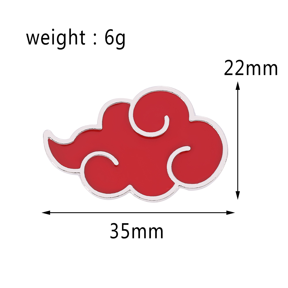 Naruto Akatsuki Brooch Pin Kon - đánh giá và giá Embroidery Reddit