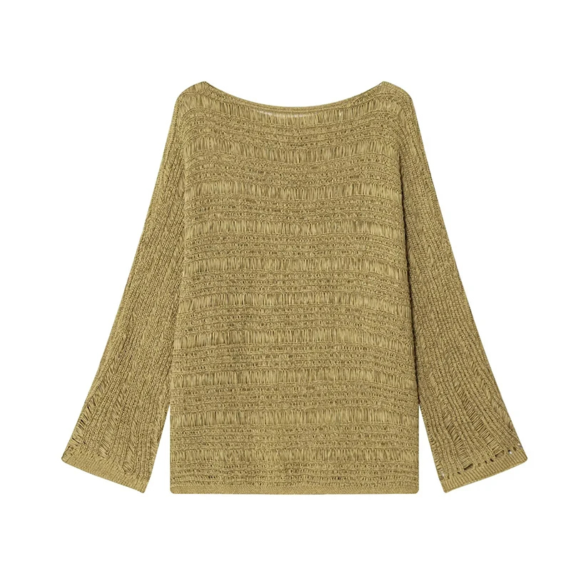 Vintage Boat Neck Knit Sweater - đánh giá và giá Embroidery A
