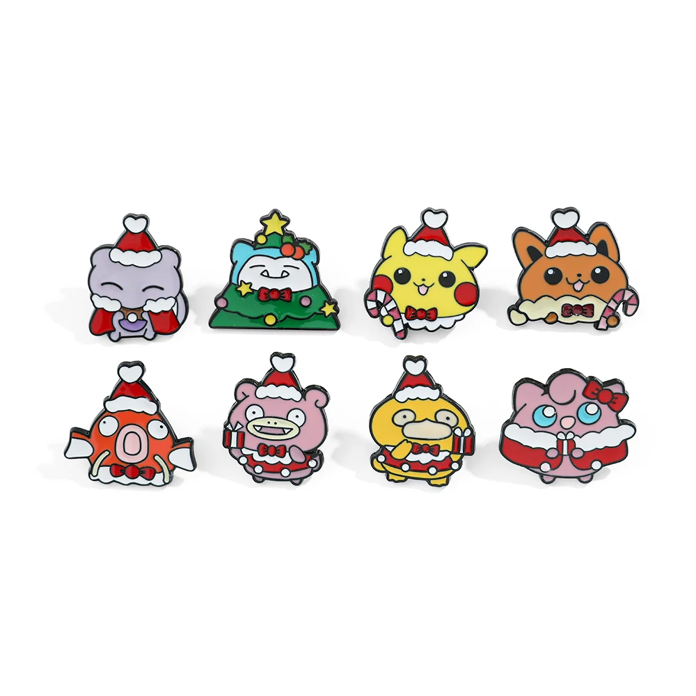 8 Pcs Christmas Slowpoke Brooc - đánh giá và giá Embroidery Garment