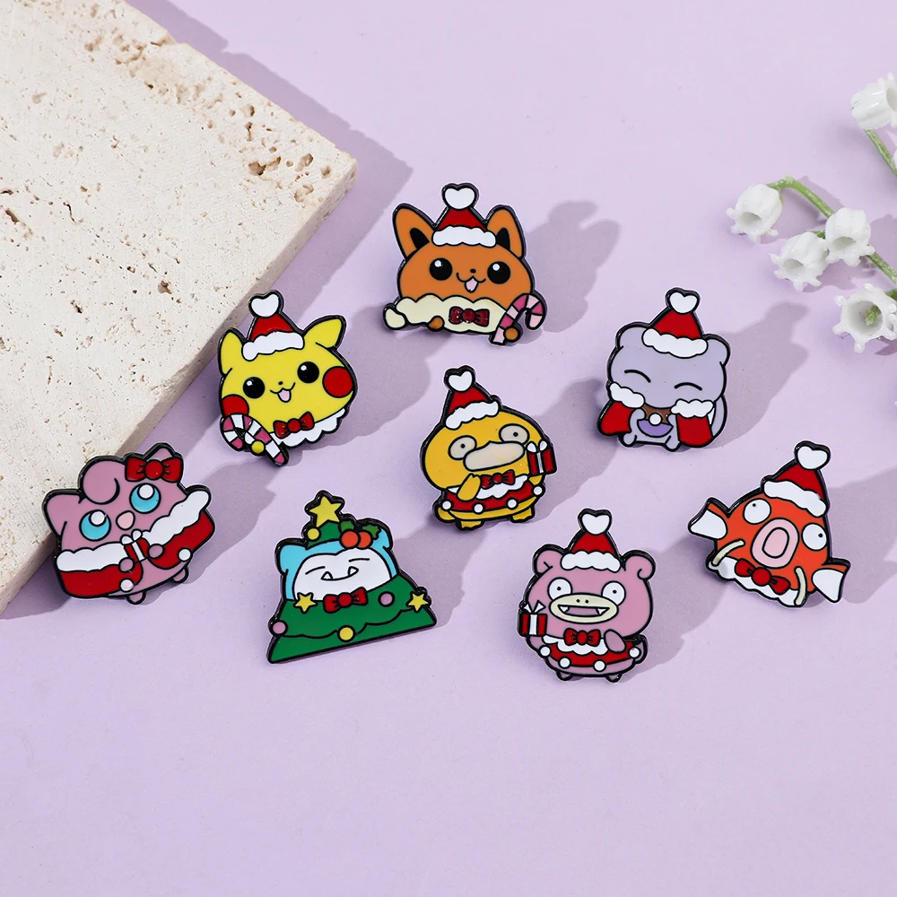 8 Pcs Christmas Slowpoke Brooc - đánh giá và giá Embroidery Garment