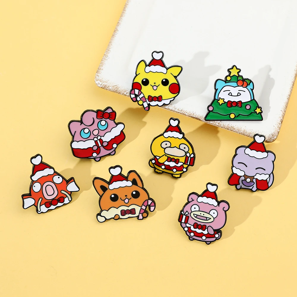 8 Pcs Christmas Slowpoke Brooc - đánh giá và giá Embroidery Garment