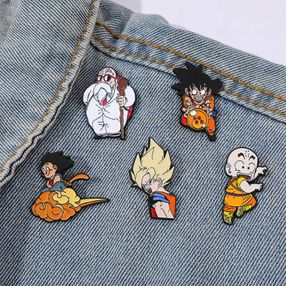 5 Pcs Classic Popular Anime Br - đánh giá và giá Embroidery Garment