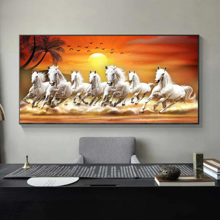 Eight Running Horses Large Siz - đánh giá và giá Embroidery Running Stitch