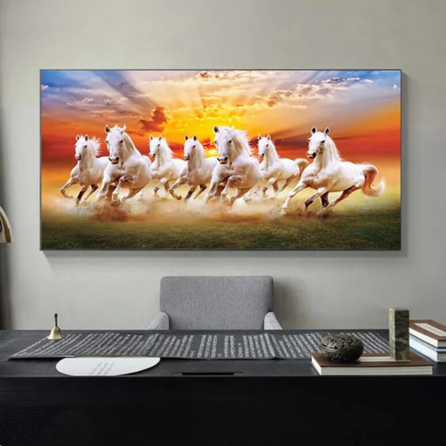 Eight Running Horses Large Siz - đánh giá và giá Embroidery Running Stitch