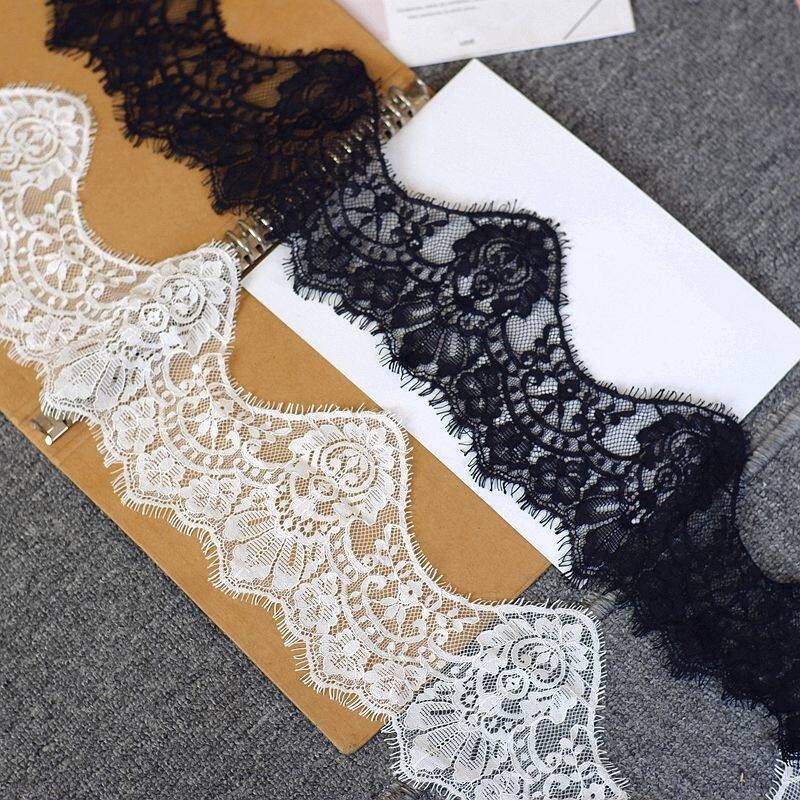 15CM Wide, New Wave Edge Bone  - đánh giá và giá Embroidery Veil