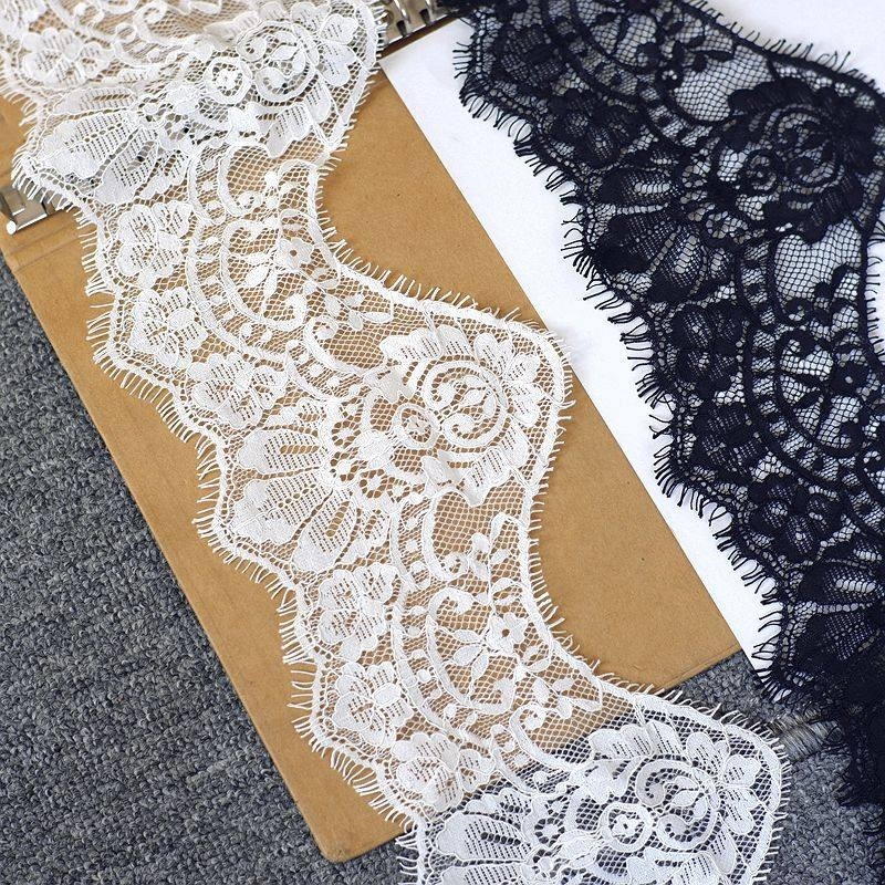 15CM Wide, New Wave Edge Bone  - đánh giá và giá Embroidery Veil