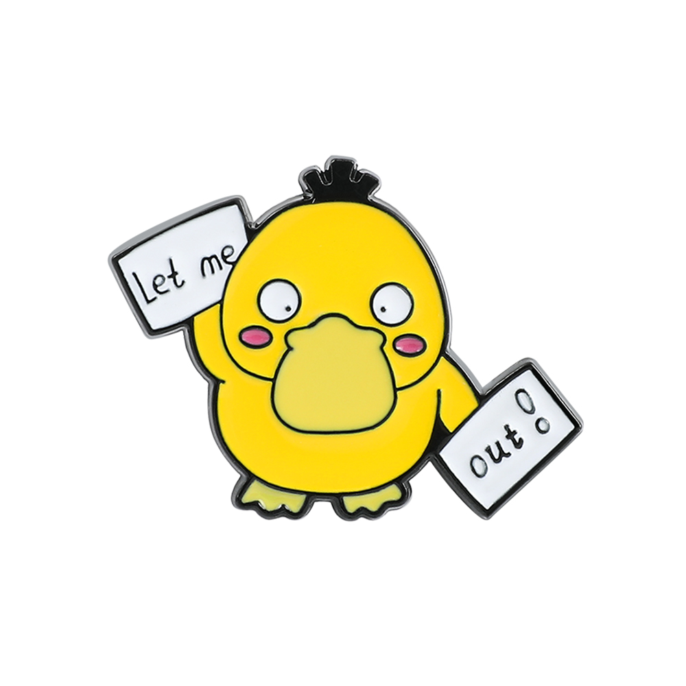 1 Pc ​Anime Duckling Brooch Ca - đánh giá và giá Embroidery Garment