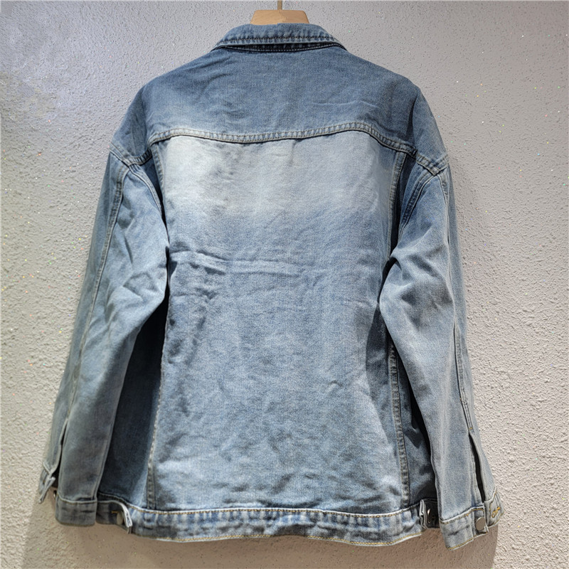 2026 Spring Autumn Korean Deni - đánh giá và giá Embroidery Jacket Jeans