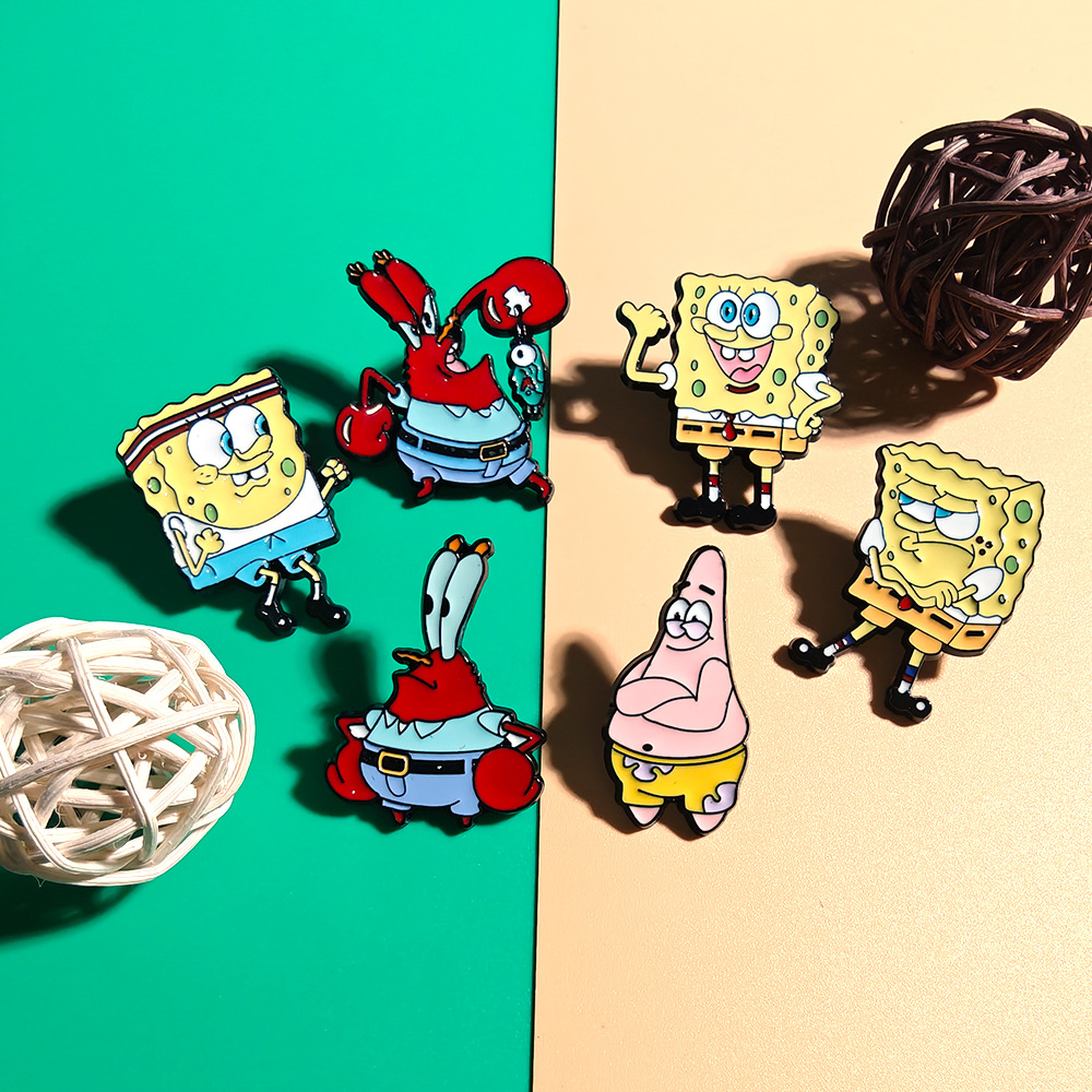 6 Pcs SpongeBob SquarePants An - đánh giá và giá Embroidery Garment