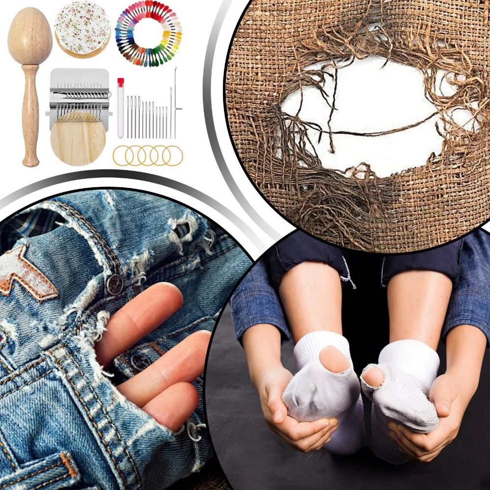 DIY Crafts Sock Darning Kit We - đánh giá và giá Embroidery Patch