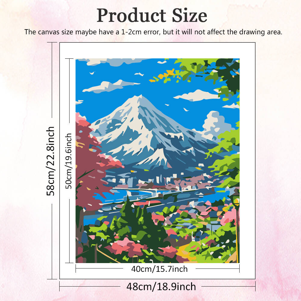 Oil Painting By Numbers Mounta - đánh giá và giá Embroidery Translate