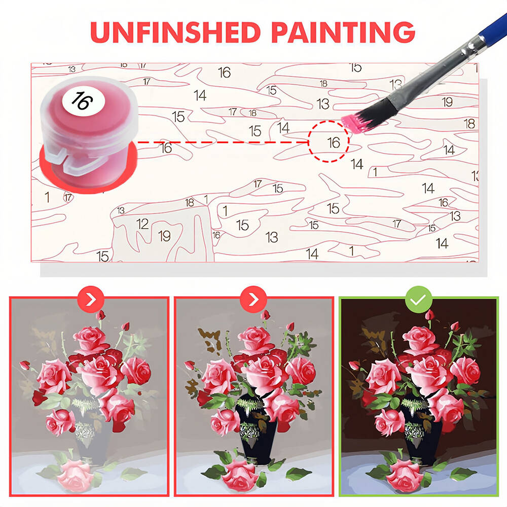 Oil Painting By Numbers Mounta - đánh giá và giá Embroidery Translate