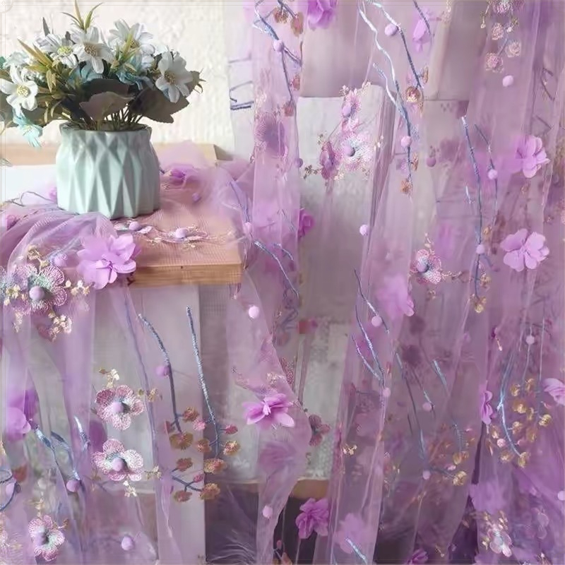 3D Stereo Floral Embroidery Tu - đánh giá và giá Embroidery Veil