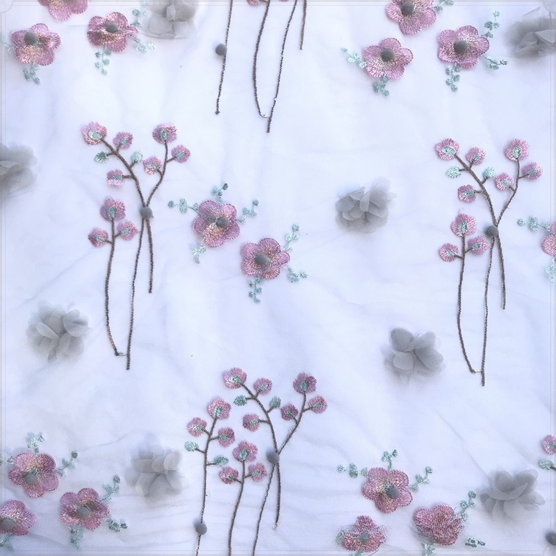 3D Stereo Floral Embroidery Tu - đánh giá và giá Embroidery Veil