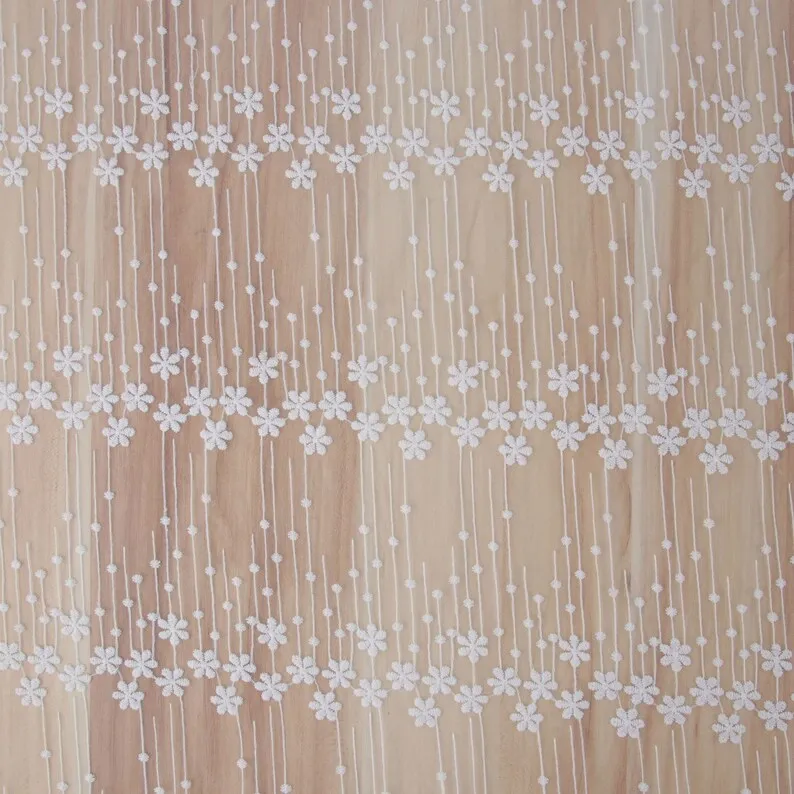 1 yard flower embroidery Lace  - đánh giá và giá Embroidery Veil