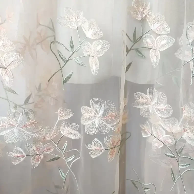 Beautiful Flower Lace fabric A - đánh giá và giá Embroidery Veil
