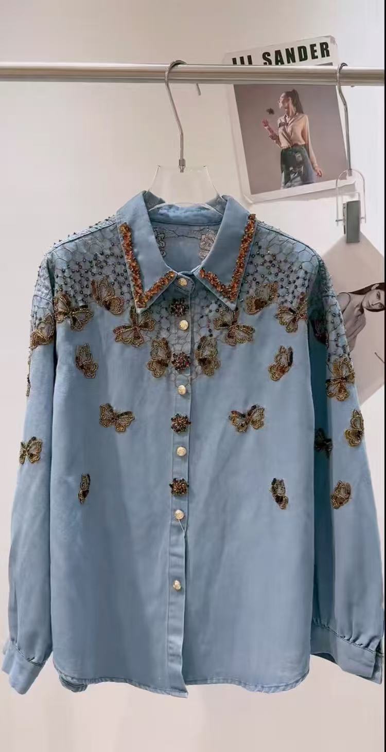 Luxury Style Denim Jacket For  - đánh giá và giá Embroidery Jacket Jeans