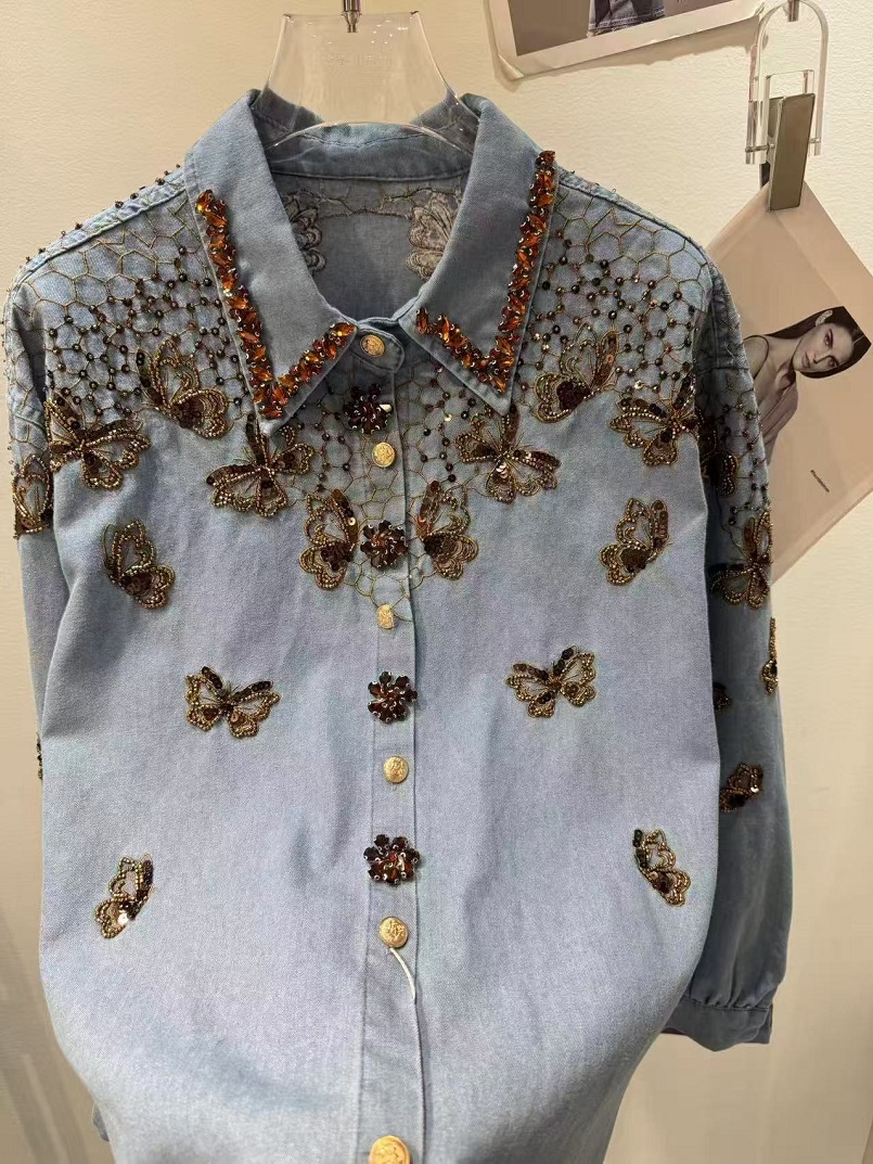 Luxury Style Denim Jacket For  - đánh giá và giá Embroidery Jacket Jeans