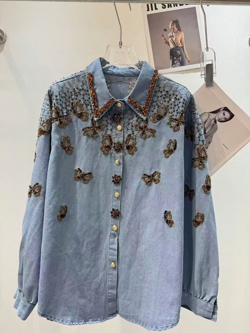 Luxury Style Denim Jacket For  - đánh giá và giá Embroidery Jacket Jeans