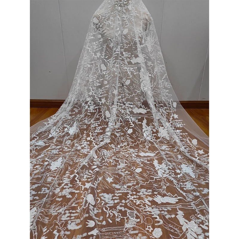 New Exquisite and Soft Decal L - đánh giá và giá Embroidery Veil