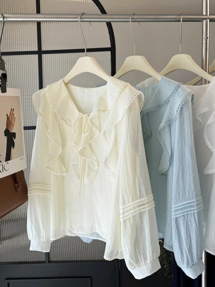 French V-Neck Chic Long Sleeve - đánh giá và giá Embroidery A