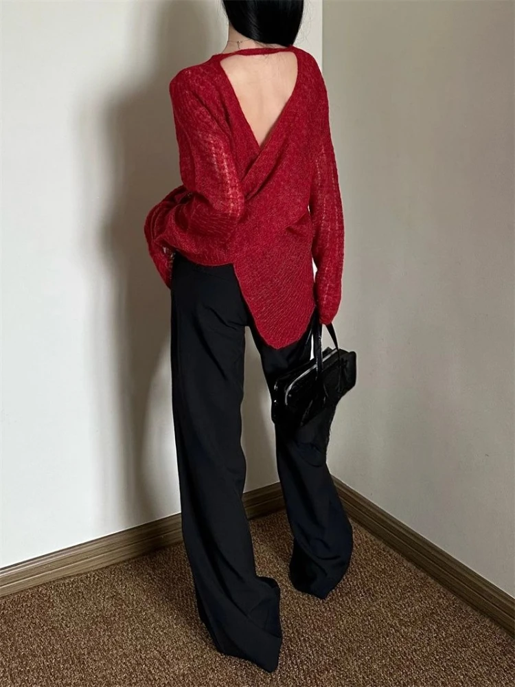 Y2K See-Through Knitted Women' - đánh giá và giá Embroidery A