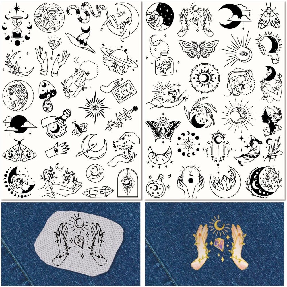 51Pcs Boho Moon Sun Water Solu - đánh giá và giá Embroidery Ideas